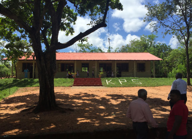 Realisatie derde schoolgebouw Kosgahahinna Primary School