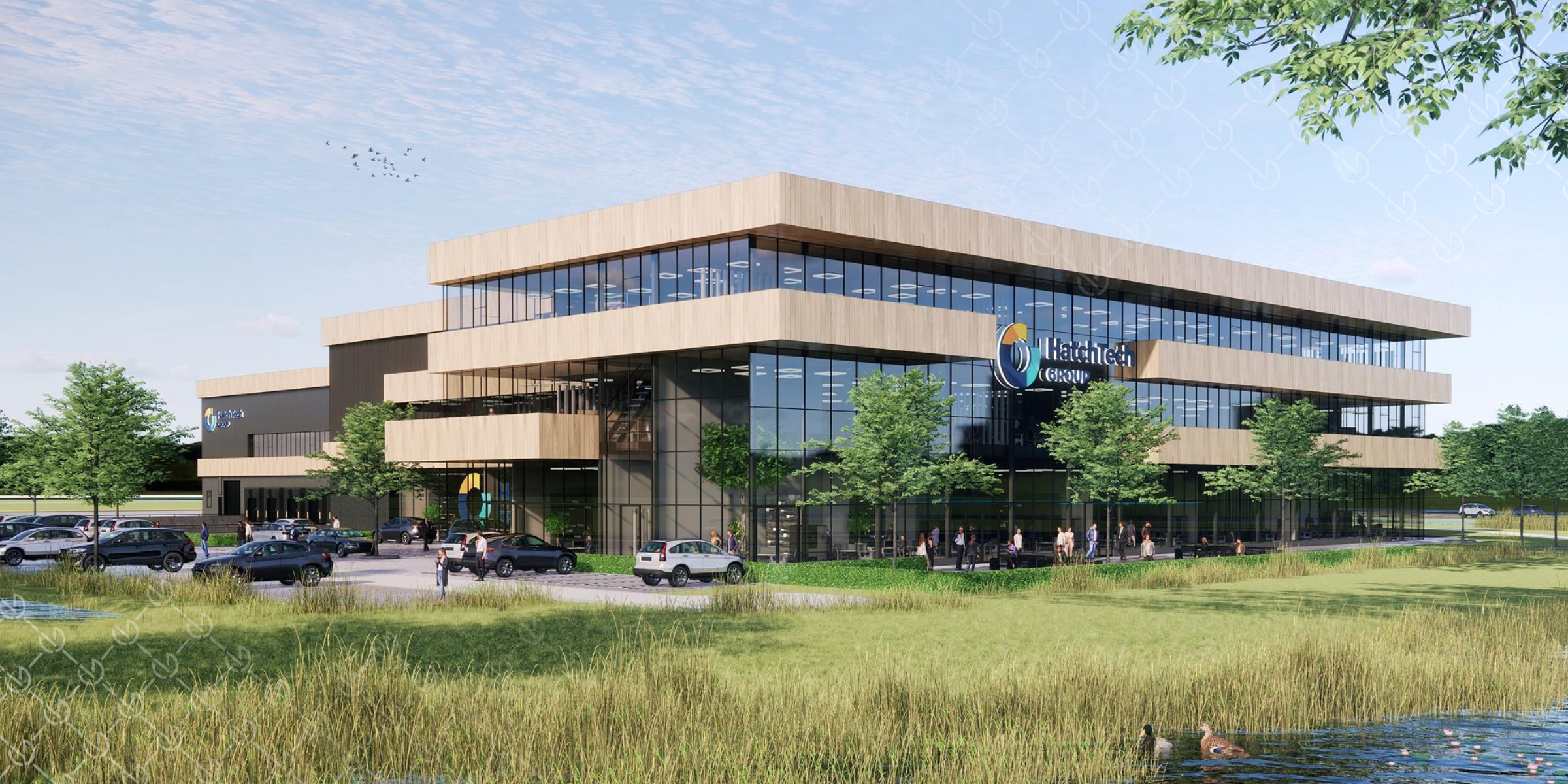 VDG Real Estate ontwikkelt 12.500 m² state-of-the-art bedrijfspand inclusief hoofdkantoor voor HatchTech in Foodvalley Veenendaal